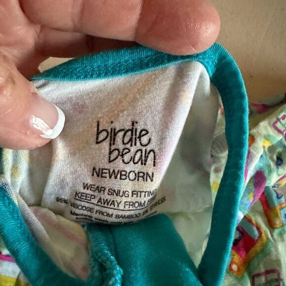 Birdie Bean Colorful Kids One Piece Sleeper - Picture 3 of 4